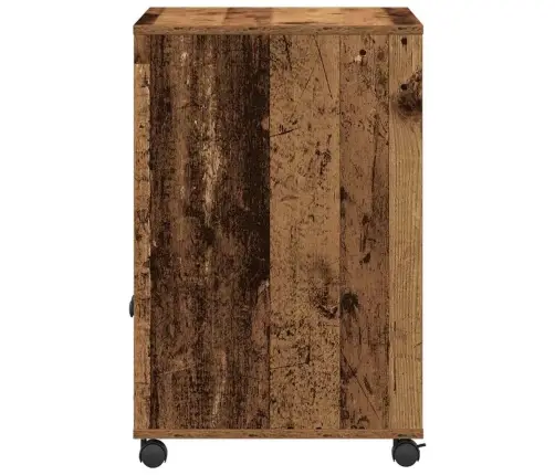 Printera Statīvs Vecs Koks 60 X 48 X 74 Cm Inženierijas Koks Vidaxl