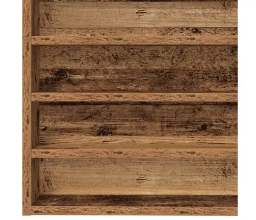 Izstādes Skapis Vecs Koks 100 X 8,5 X 50 Cm Inženierijas Koks Vidaxl