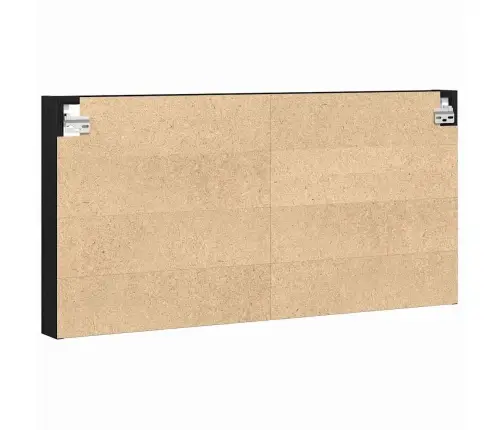 Izstādes Skapis Ar Plauktu Melns Ozolkoks 100 X 8,5 X 50 Cm Vidaxl