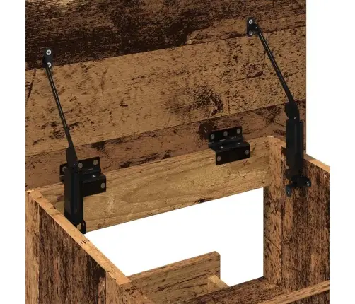 Podijs Ar Plauktu Vecs Koks 55 X 55 X 107 Cm Inženierijas Koks Vidaxl