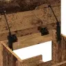 Podijs Ar Plauktu Vecs Koks 55 X 55 X 107 Cm Inženierijas Koks Vidaxl