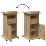 Podijs Amatnieku Ozola 55 X 55 X 107 Cm Inženierijas Koks Vidaxl Podijs Amatnieku Ozola 55 X 55 X 107 Cm Inženierijas Koks Vidaxl