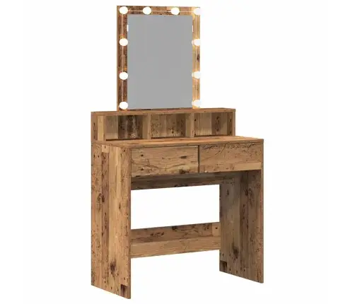 Tualetes Galdiņš Vecs Koks 80 X 41 X 144.5 Cm Inženierijas Koks Vidaxl