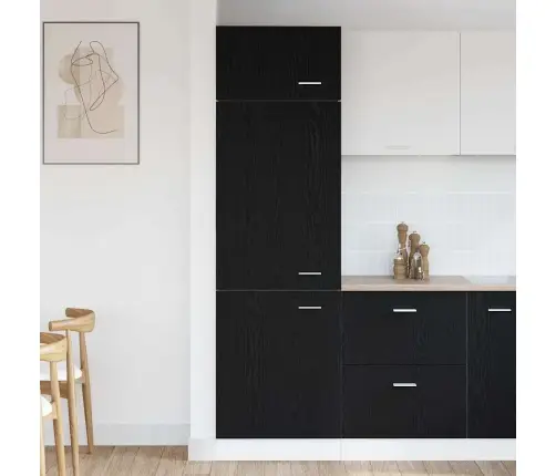 Pakabinama Spintelė Lyon Juodas Ąžuolas 60 X 31 X 207 Cm