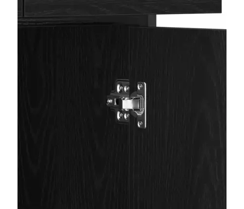 Kõide Sahtliga Must Tamm 70 X 30 X 80 Cm Tehispuit