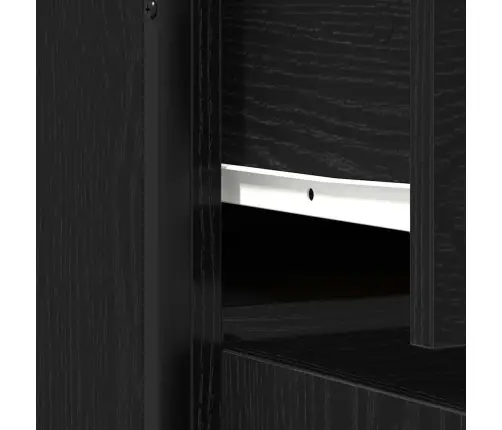 Kõide Sahtliga Must Tamm 70 X 30 X 80 Cm Tehispuit