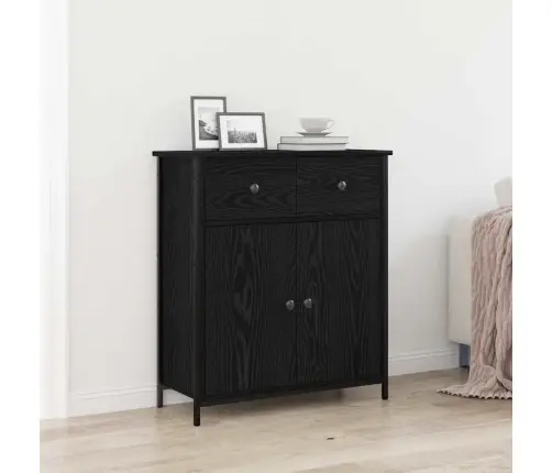 Kõide Sahtliga Must Tamm 70 X 30 X 80 Cm Tehispuit