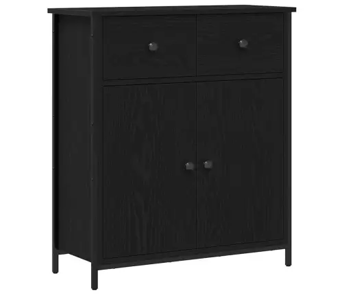 Kõide Sahtliga Must Tamm 70 X 30 X 80 Cm Tehispuit