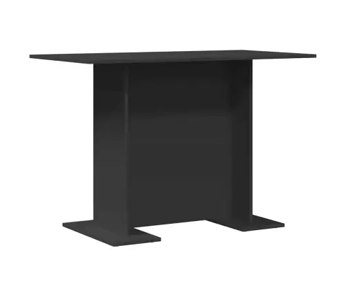 Söögilaud Must 110 X 60 X 75 Cm Tehispuit