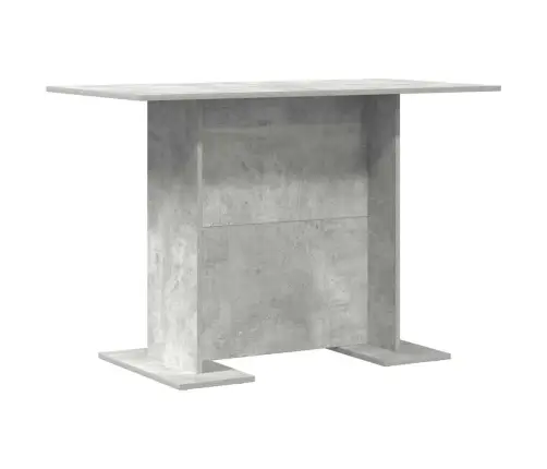 Ēdamgalds Betona Pelēks 110X60X75 Cm Inženierijas Koks Vidaxl