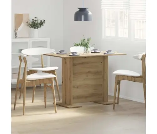 Ēdamgaldu Artisan Oak 110X60X75 Cm Inženierijas Koks Vidaxl