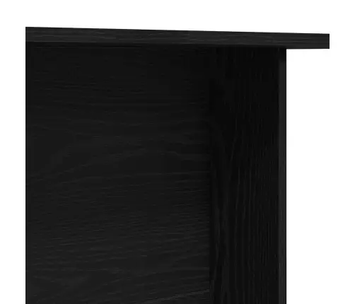 Valgomojo Stalas Juoda Ąžuolo 110 X 60 X 75 Cm Apdirbta Mediena