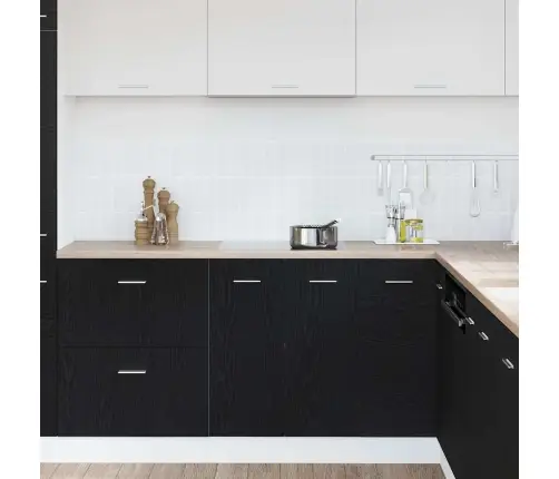 Apatinė Spintelė Juodo Ąžuolo 60X46X81,5 Cm Medžio Drožlių Plokštė