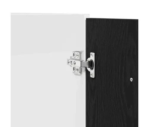 Apatinė Kriauklės Spintelė, Juodo Ąžuolo Spalvos, 80X46X81,5 cm Inžinerinė Mediena