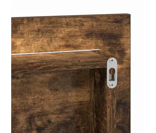 Peegel Peegliga Pruun 80 X 37 Cm Klaas Ja Tehnoloogiline Puit