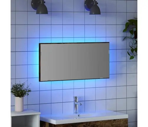 Peegel Peegliga Pruun 80 X 37 Cm Klaas Ja Tehnoloogiline Puit