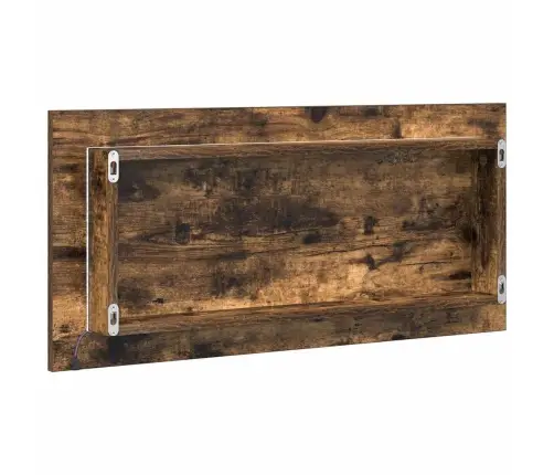 Peegel Peegliga Pruun 80 X 37 Cm Klaas Ja Tehnoloogiline Puit