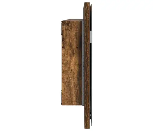 Peegel Peegliga Pruun 80 X 37 Cm Klaas Ja Tehnoloogiline Puit