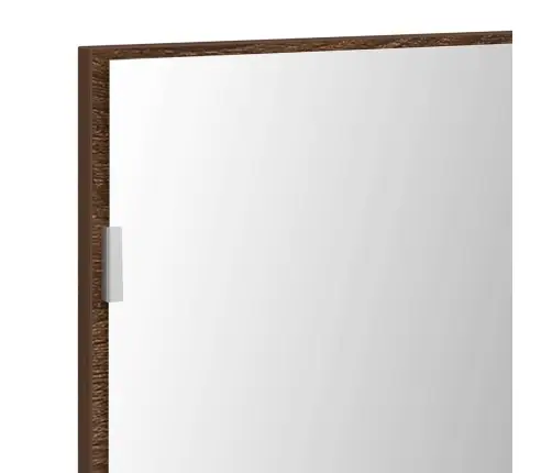 Peegel Pruun Tamm 80 X 37 Cm Klaas Ja Tehnoloogiline Puit