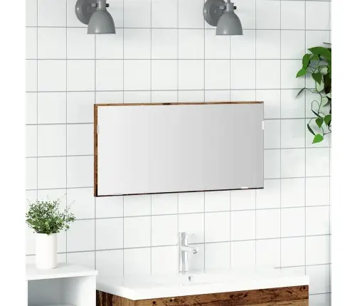 Peegel Vana Puit 80 X 37 Cm Klaas Ja Tehnoloogiline Puit