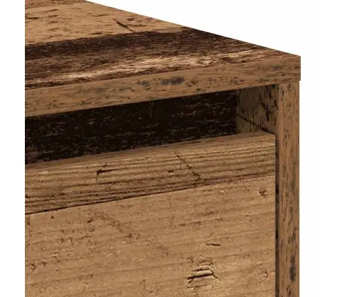 Naktsgaldiņš 2 Gabali Vecs Koks 45X34X45 Cm Inženierijas Koks Vidaxl