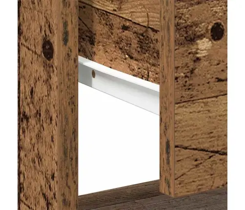 Naktsgaldiņš 2 Gabali Vecs Koks 45X34X45 Cm Inženierijas Koks Vidaxl