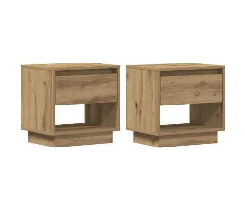 Öötuba Sahtliga 2 Pcs Käsitöötamm 45 X 34 X 44 Cm Tehispuit Öötuba Sahtliga 2 Pcs Käsitöötamm 45 X 34 X 44 Cm Tehispuit