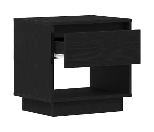 Öötuba Sahtliga Must Tamm 45 X 34 X 44 Cm Tehispuit