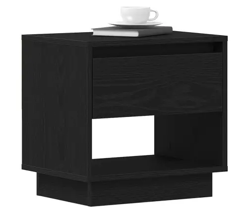 Öötuba Sahtliga Must Tamm 45 X 34 X 44 Cm Tehispuit