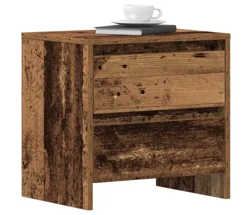 Naktsgaldiņš 2 Gab. No Veca Koka 45X34X44,5 Cm Inženierijas Koks Vidaxl