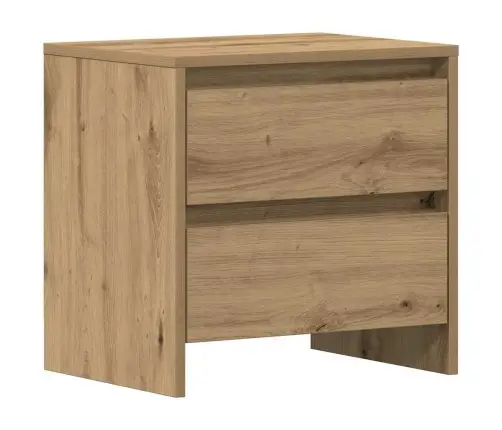 Šalia Lovos Spintelė 2 Pcs Amatininkų Ąžuolas 45 X 34 X 44,5 Cm