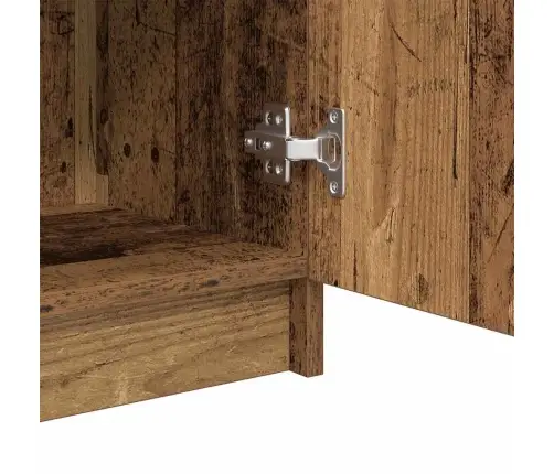 Vannas Skapītis Vecināts Koks 32X34X90 Cm Inženieru Koks Vidaxl