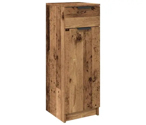 Vannas Skapītis Vecināts Koks 32X34X90 Cm Inženieru Koks Vidaxl