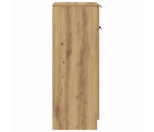 Vannas Skapītis Amatnieku Ozols 32X34X90 Cm Inženierijas Koks Vidaxl