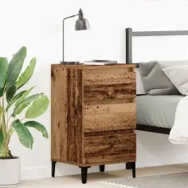 Nakts Skapītis Vecs Koks 40 X 35 X 70 Cm Inženierijas Koks Vidaxl