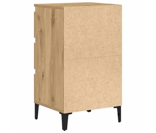 Naktsgaldiņš Amatnieka Ozolā 40X35X70 Cm Inženierijas Koks Vidaxl