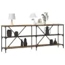 Konsoles Galds Ar Plauktu Cits Vecs Koks 180 X 30 X 75 Cm Vidaxl