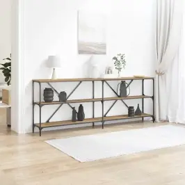 Konsoles Galds Ar Plauktu Cits Amatnieku Ozola 180 X 30 X 75 Cm Vidaxl