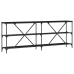 Konsoollaud Riiuliga Muu Must Tamm 180 X 30 X 75 Cm