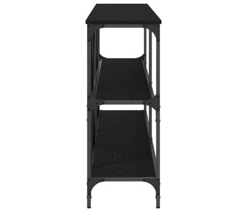 Konsoollaud Riiuliga Muu Must Tamm 180 X 30 X 75 Cm