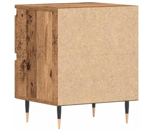 Šalia Lovos Spintelė Su Stalčių Senas Medis 40 X 35 X 50 Cm