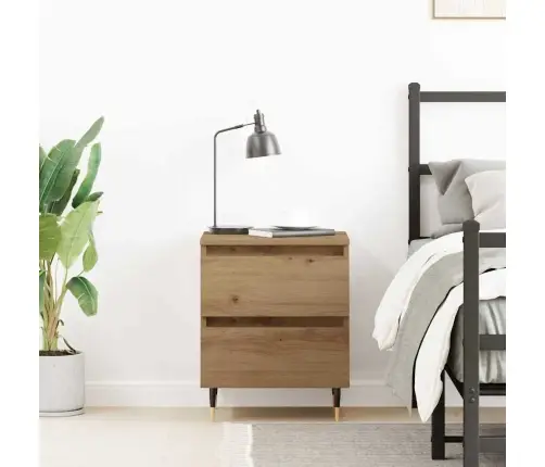 Naktsgaldiņš Amatnieku Ozola 40X35X50 Cm Inžektora Koks Vidaxl