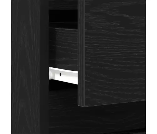 Naktsgaldiņi 2 Gab Black Oak 40X35X50 Cm Inženiertehniskā Koka Vidaxl