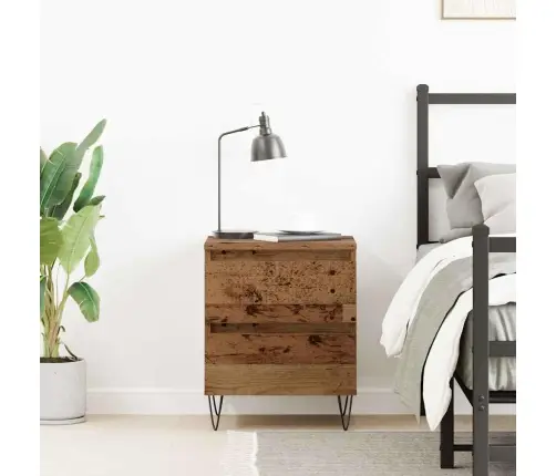 Naktsgaldiņš Vecs Koks 40X35X50 Cm Inženierijas Koks Vidaxl