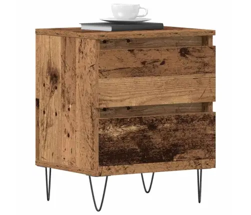 Naktsgaldiņš Vecs Koks 40X35X50 Cm Inženierijas Koks Vidaxl