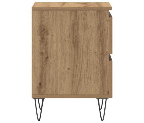 Naktsgaldiņi 2 Gabali Artisanal Ozols 40X35X50 Cm Inženierijas Koks Vidaxl