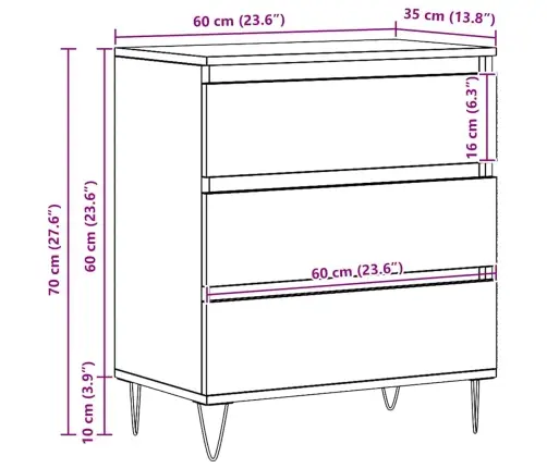 Kabalas Juoda Ąžuolo 60 X 35 X 70 Cm Apdirbta Mediena Kabalas Juoda Ąžuolo 60 X 35 X 70 Cm Apdirbta Mediena
