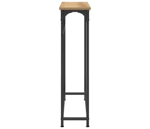 Konsoles Galds Artisan Oak 75X19,5X75 Cm Inženierijas Koks Un Tērauds Vidaxl
