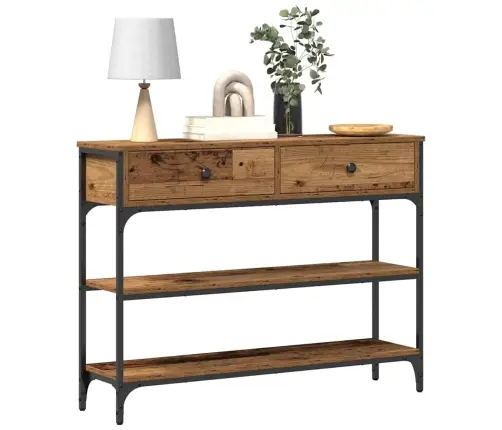 Konsoollaud Sahtliga Vana Puit 72.5 X 25 X 75 Cm Tehispuit