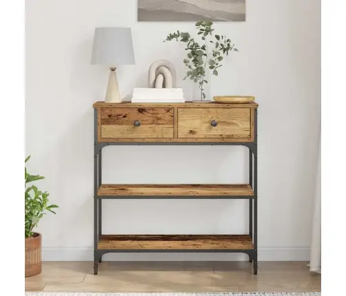 Konsoollaud Sahtliga Vana Puit 72.5 X 25 X 75 Cm Tehispuit